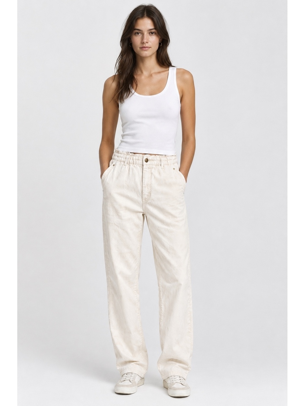 Zara Woman’s 8 Paperbag Crinkle Elastic Waist Pants